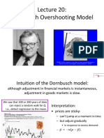 Dornbusch Overshooting Model