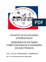 Apuntes de Ecuaciones Diferenciales