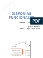 Patologías Funcionales de La Voz