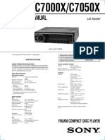 Service Manual: Fm/Am Compact Disc Player