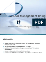 Vendor Management Using COBIT