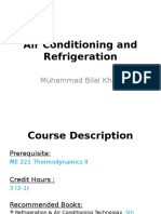 Air Conditioning and Refrigeration: Muhammad Bilal Khan