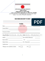 VKM NGO Membership Form