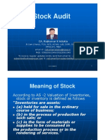 Stock Audit: CA. Rajkumar S Adukia