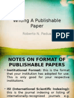 Writing A Publishable Paper-Campus