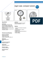 Piston-Type Diaphragm Seal, Compact Version