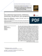 Intra Abdominal Hypertension