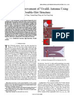 Directivity Improvement of Vivaldi Antenna Using Double-Slot Structure