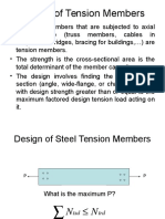 Design of Steel Tension Members