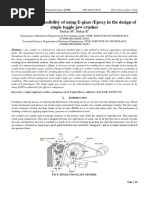 Engineering Journal Exploring The Possibility of Using E-Glass /epoxy in The Design of Single Toggle Jaw Crusher