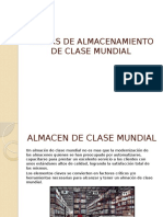 Almacenamiento de Clase Mundial