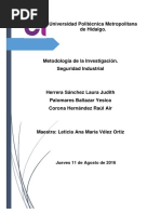 Metodología de La Investigación-Seguridad Industrial DINA