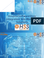 Hospital Software Shop Offers You On Integrated Web Based Telemedicine Software.