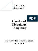 Cloud and Ubiquitous Computing Practical Manual