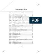 Table de Matiere Maconnique PDF