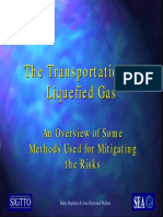 The Transportation of Liquefied Gas - An Overview of Some Methods Used For Mitigating The Risks