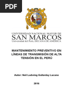 Mantenimiento Preventivo Del Efecto Corona en Líneas de Transmisión en El Perú