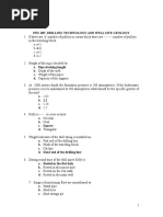 Drilling Technology and Well Site Geology