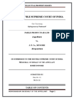 PARLE PRODUCTS (P) LTD (Appellant) vs. J. P. Co., MYSORE (Respondent)