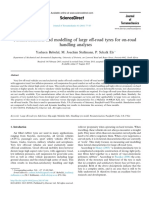 Parameterization and Modelling of An Offroad Tires and Analysis