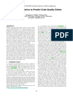 Using (Bio) Metrics To Predict Code Quality Online: Sebastian C. Müller, Thomas Fritz (Smueller, Fritz) @ifi - Uzh.ch