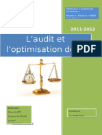 L'audit Et L'optimisation de Trésorerie