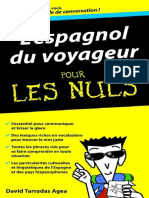 L'Espagnol Du Voyageur Pour Les Nuls - Terradas, David