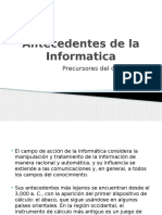 Antecedentes de La Informatica