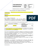 Modelo Carta de Presentacion