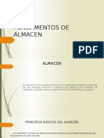 Fundamentos de Almacen