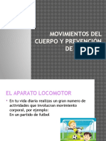 Movimientos Del Cuerpo y Prevencion de Lesiones