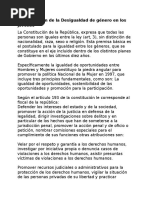 Prevencion de La Desigualdad de Genero en Los Jovenes