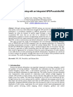 Kinematic Positioning With An Integrated GPS/Pseudolite/INS: Hung Kyu Lee, Jinling Wang, Chris Rizos