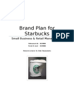 Starbucks Brand Plan - Faruk & Mohammad V2.0 Draft