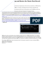 8 Free Tools To Backup and Restore The Master Boot Record