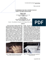 Thermal Engineering For The Construction of Large Concrete Arch Dams