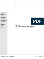 Sinusoids and Phasors