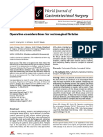 Operative Considerations For Rectovaginal Fistulas: Kevin R Kniery, Eric K Johnson, Scott R Steele