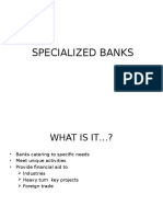 Specialized Banks