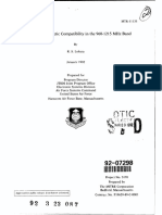 JTIDS Electromagnetic Compatibility in The 960-1215 MHZ Band