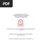 Cometimiento de Feminicidio en El Salvador en El Año 2015.