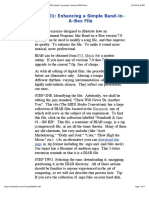 BIAB-Enhancing A Simple Band-in-A-Box File. The MIDI Studio Consortium Faculty of MIDI Music PDF