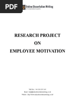 Employee Motivation Research Project