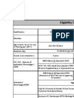 Eligibility Criteria 2017