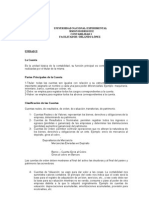 Unidad II La Cuenta, Registros Con Tables, Unidad III Balance General