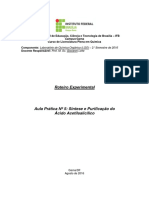 5 - Prática #5 - Síntese e Purificação Do Ácido Acetilsalicílico (Aspirina)