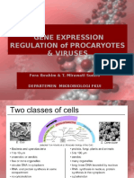 Gene Expression Regulation of Procaryotes & Viruses: Fera Ibrahim & T. Mirawati Sudiro Departemen Mikrobiologi Fkui