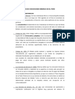 Régimen de Concesiones Mineras en El Perú