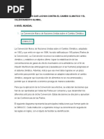 Organizaciones Que Luchan Contra El Cambio Climatico y El Calentamiento Global