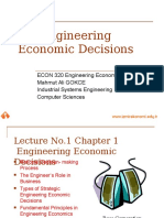 Engineering Economic Decisions